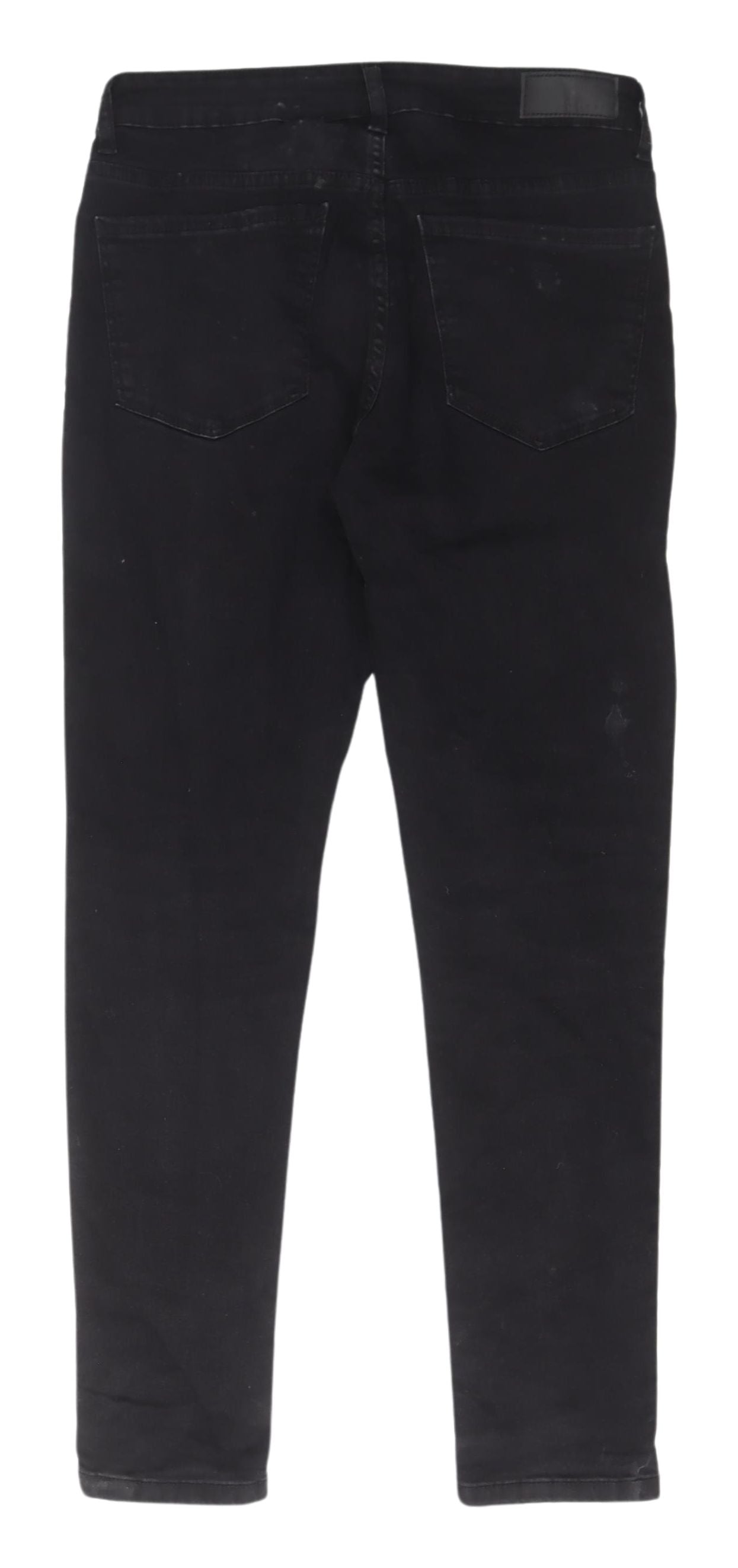 Denim Co. Men's Black Skinny Jeans, Size M, 30 in Waist