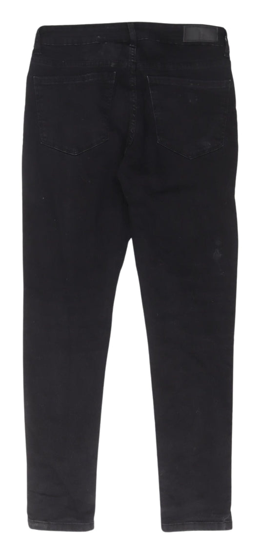 Denim Co. Men's Black Skinny Jeans, Size M, 30 in Waist