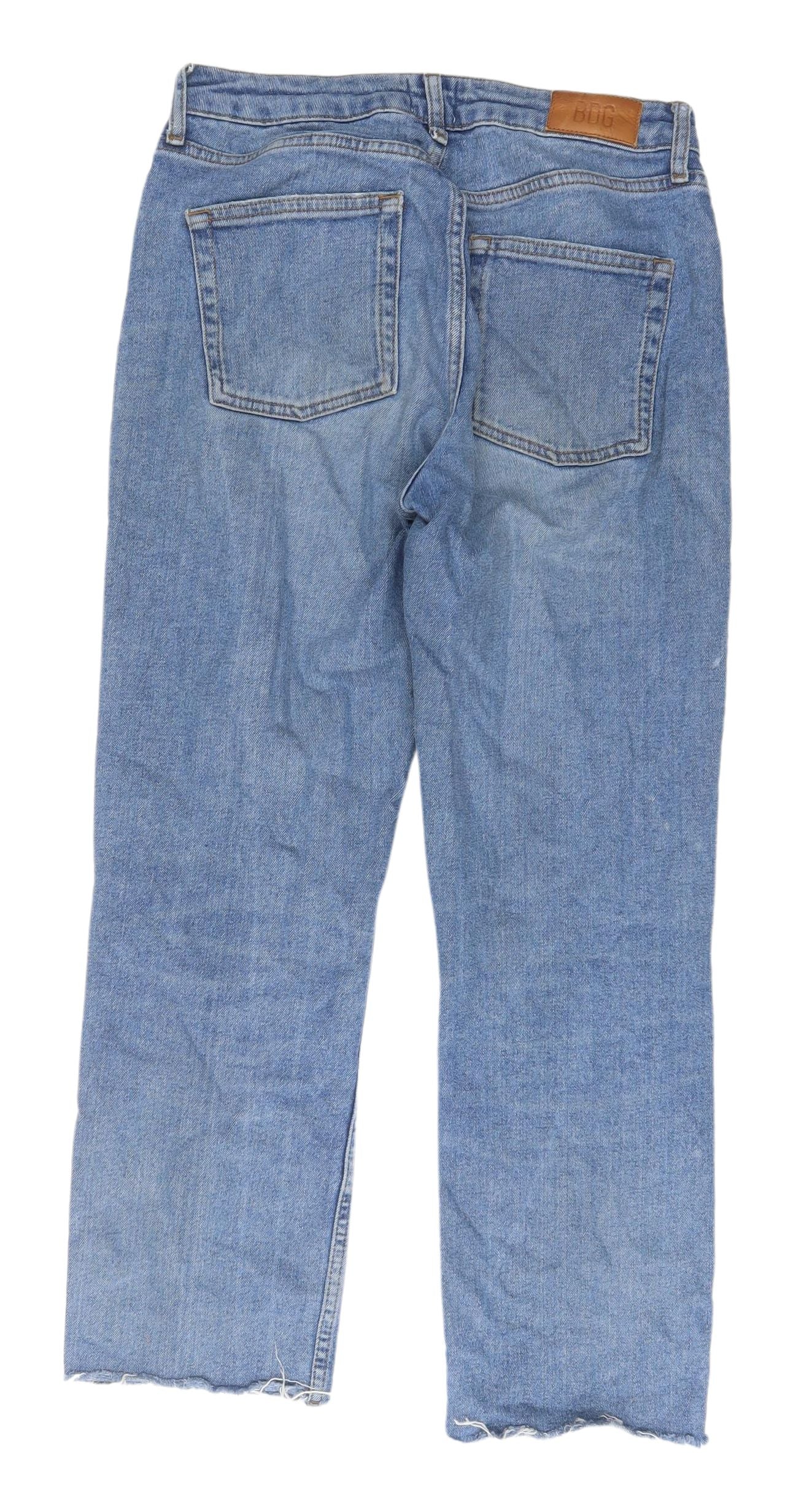 Womens UK Size 10 BDG Regular Fit Straight Blue Jeans