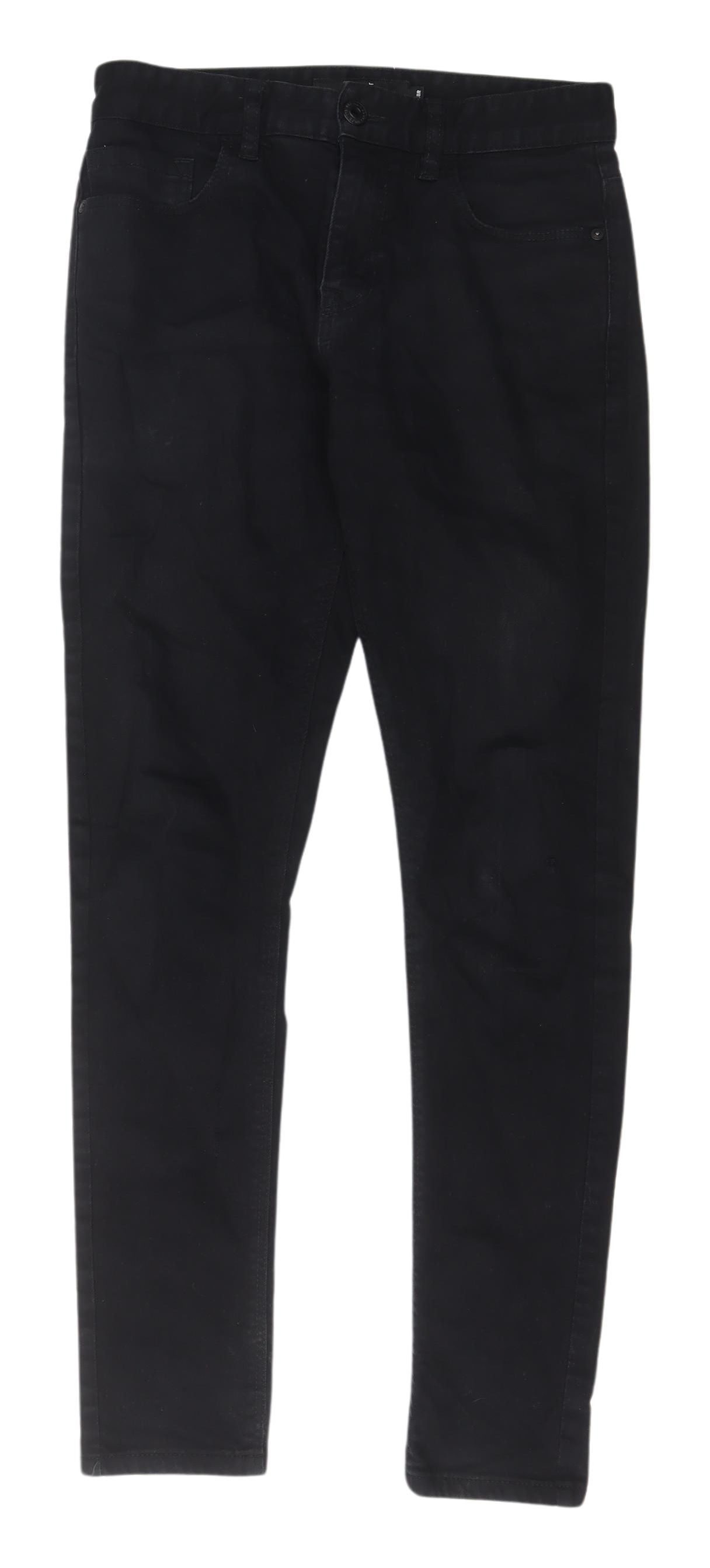 Next Men's Black Skinny Jeans 28x31