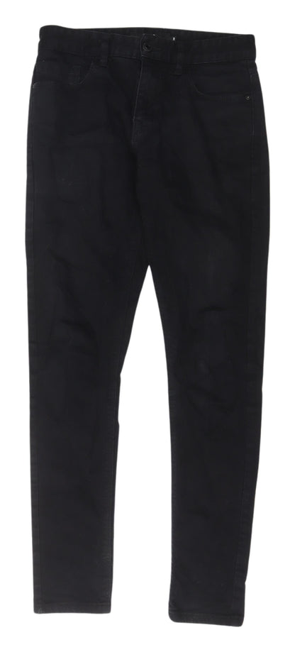 Next Men's Black Skinny Jeans 28x31