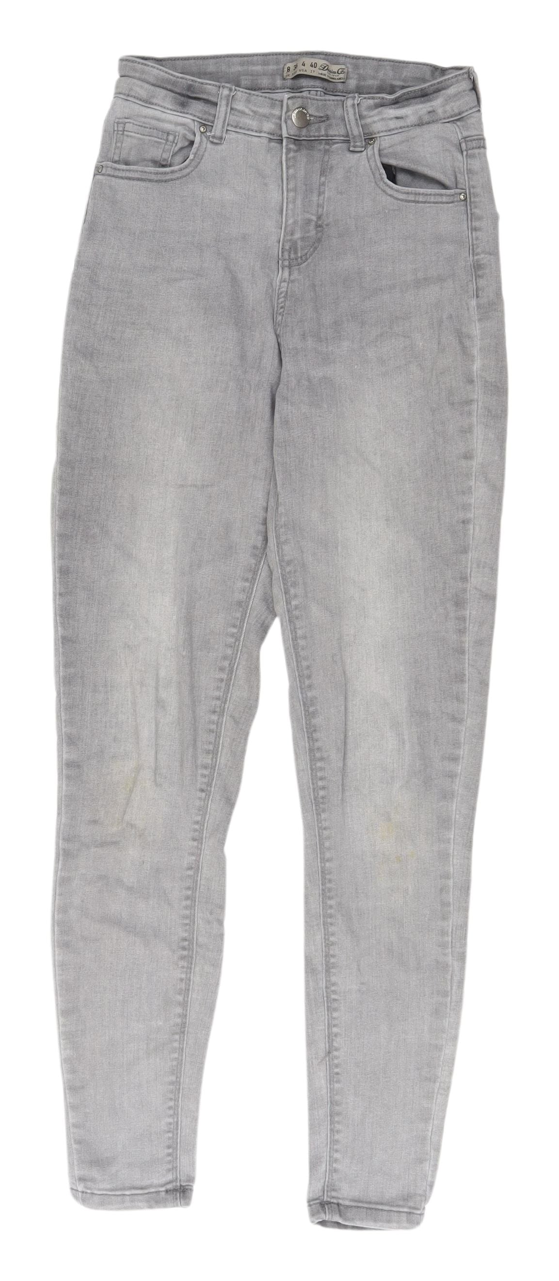 Denim Co. Women's Grey Skinny Jeans Size 6