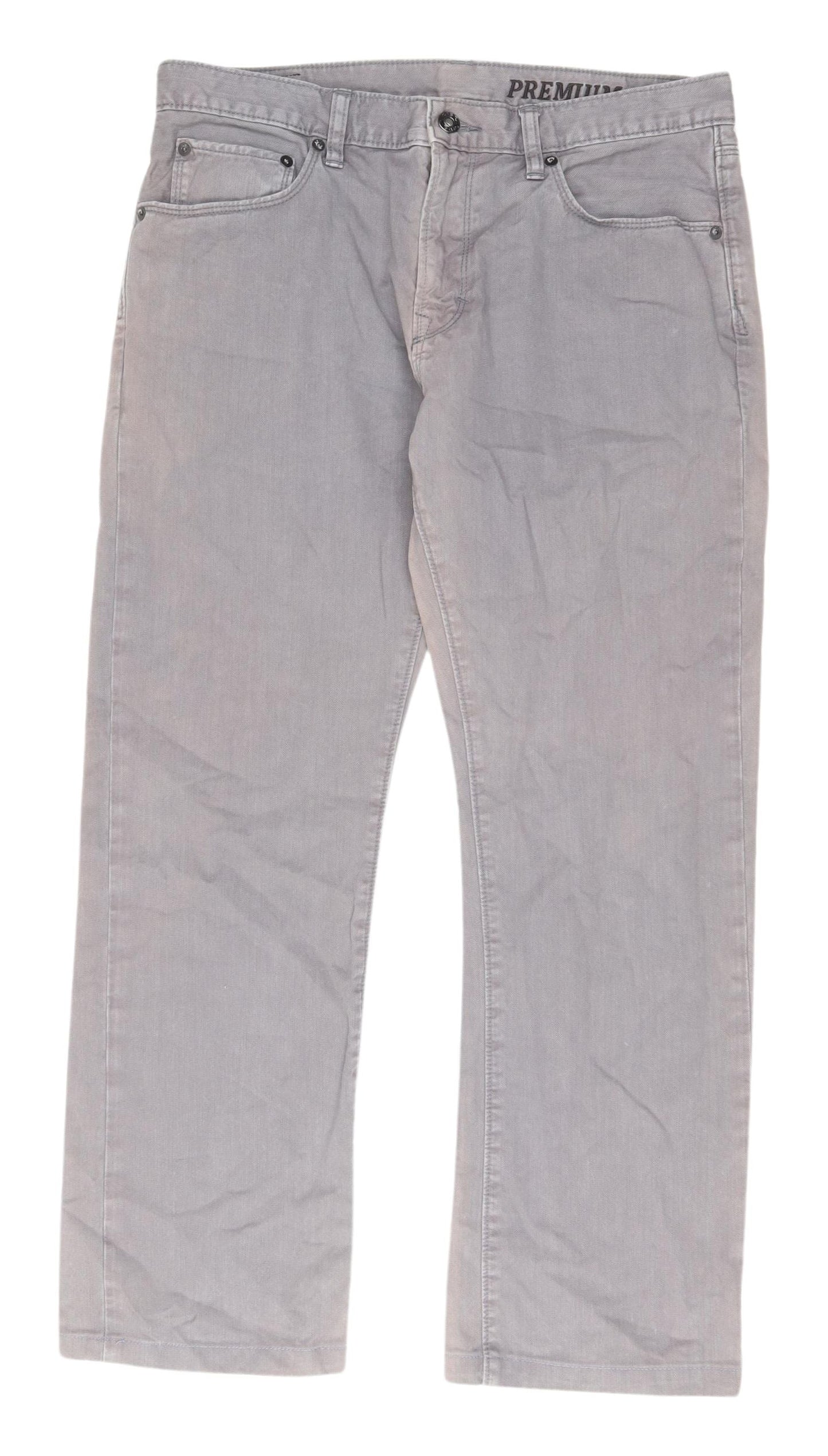 Gap Men's Grey Straight Jeans 32 Regular Fit