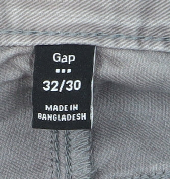 Gap Men's Grey Straight Jeans 32 Regular Fit