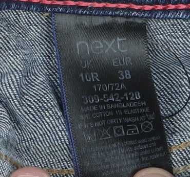 Next Women's Blue Slim Jeans Size 10 Mid Rise