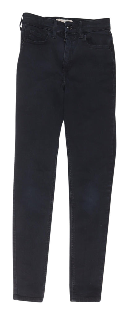 Topshop Women’s Black Skinny Jeans 25 Slim Fit