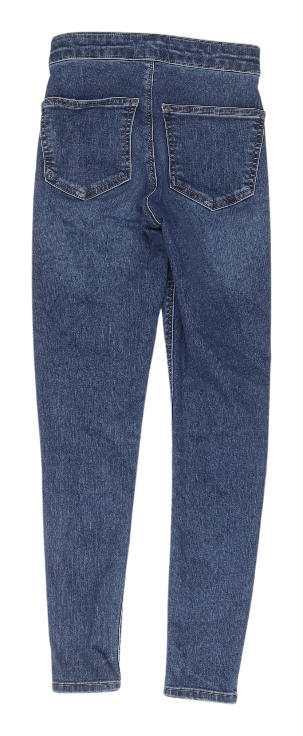 Topshop Womens Blue Straight Leg Jeans Size 6