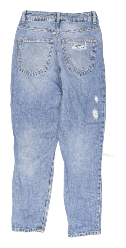 Women's Blue Boyfriend Distressed Jeans Size W25