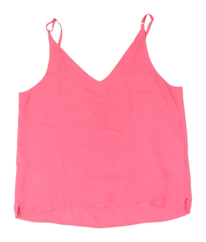 Womens UK Size 14 John Lewis & Partners Pink Camisole Tank