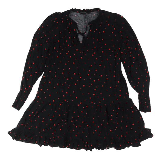 Dorothy Perkins Women's Black Shift Dress, Size 8