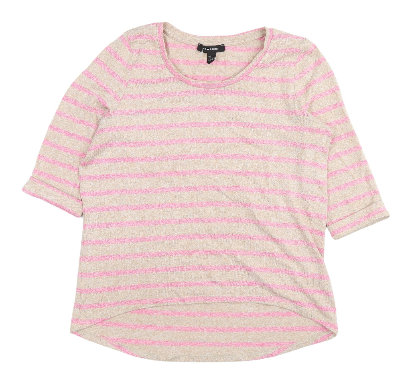 Womens UK Size 14 New Look Pink Pullover Jumper