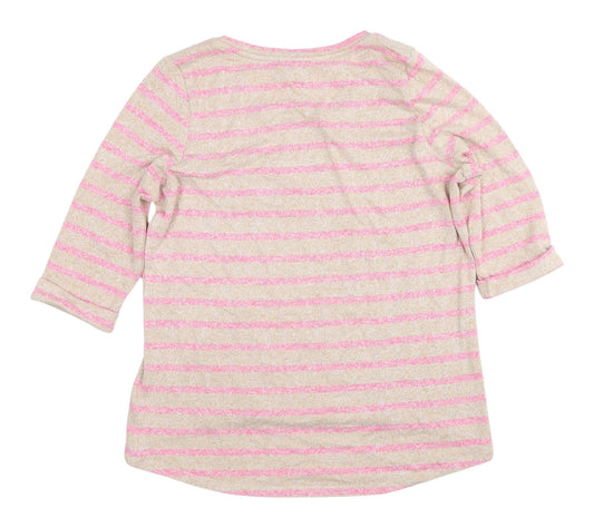 Womens UK Size 14 New Look Pink Pullover Jumper