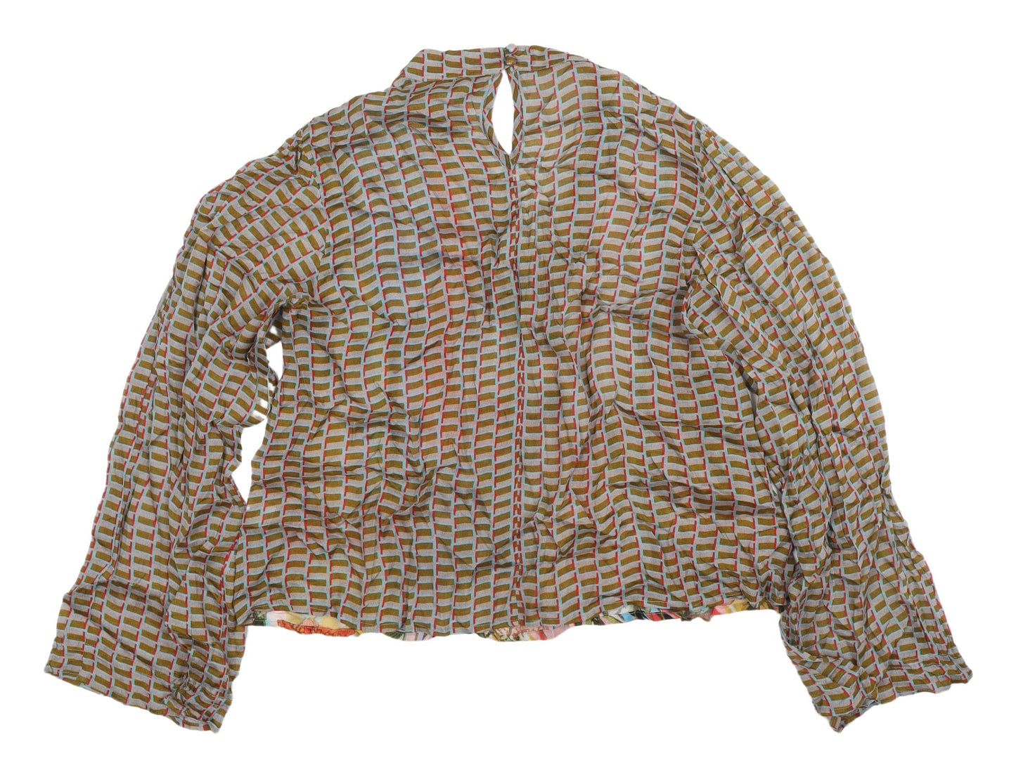 Conditions Apply Multicoloured Floral Tunic Blouse - M