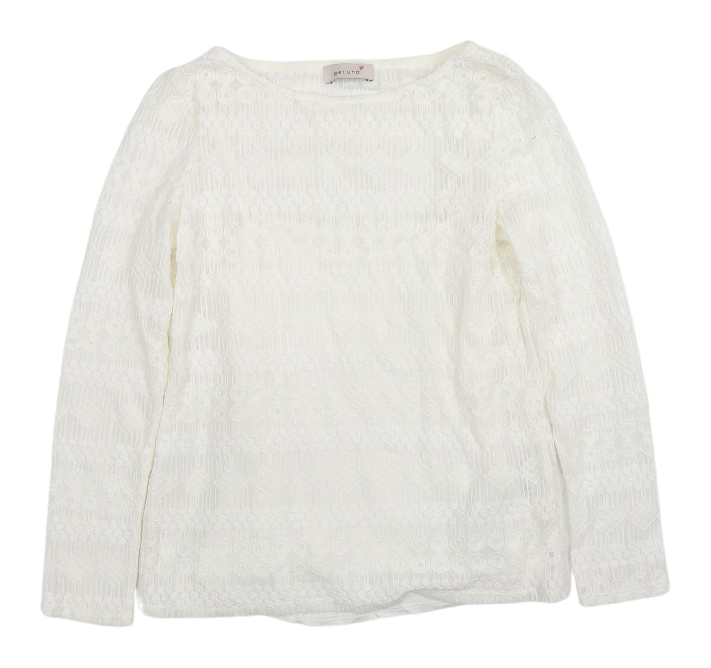 Womens UK Size 10 Marks and Spencer Ivory Basic Blouse