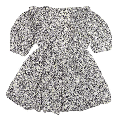 H&M Women's Floral Mini Dress, Size S, Puff Sleeves