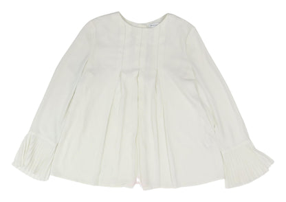 Womens UK Size 10 Warehouse Ivory Basic Blouse