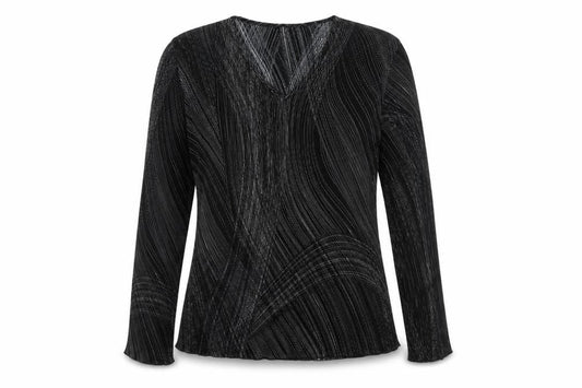 BHS Women's Black V-Neck Blouse Size 16