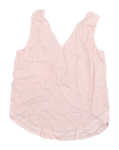 Womens UK Size 8 Marks and Spencer Pink Basic Tank