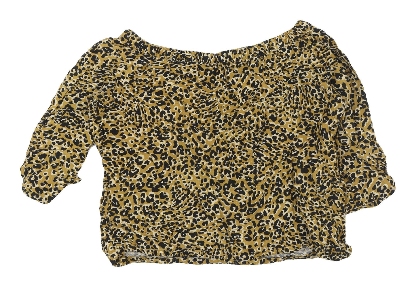 Karen Millen Women's Leopard Print Tunic Blouse Size 10