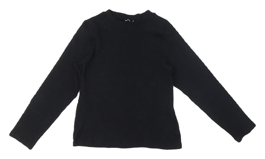 Boohoo Women's Black Long Sleeve Basic Top Size 20