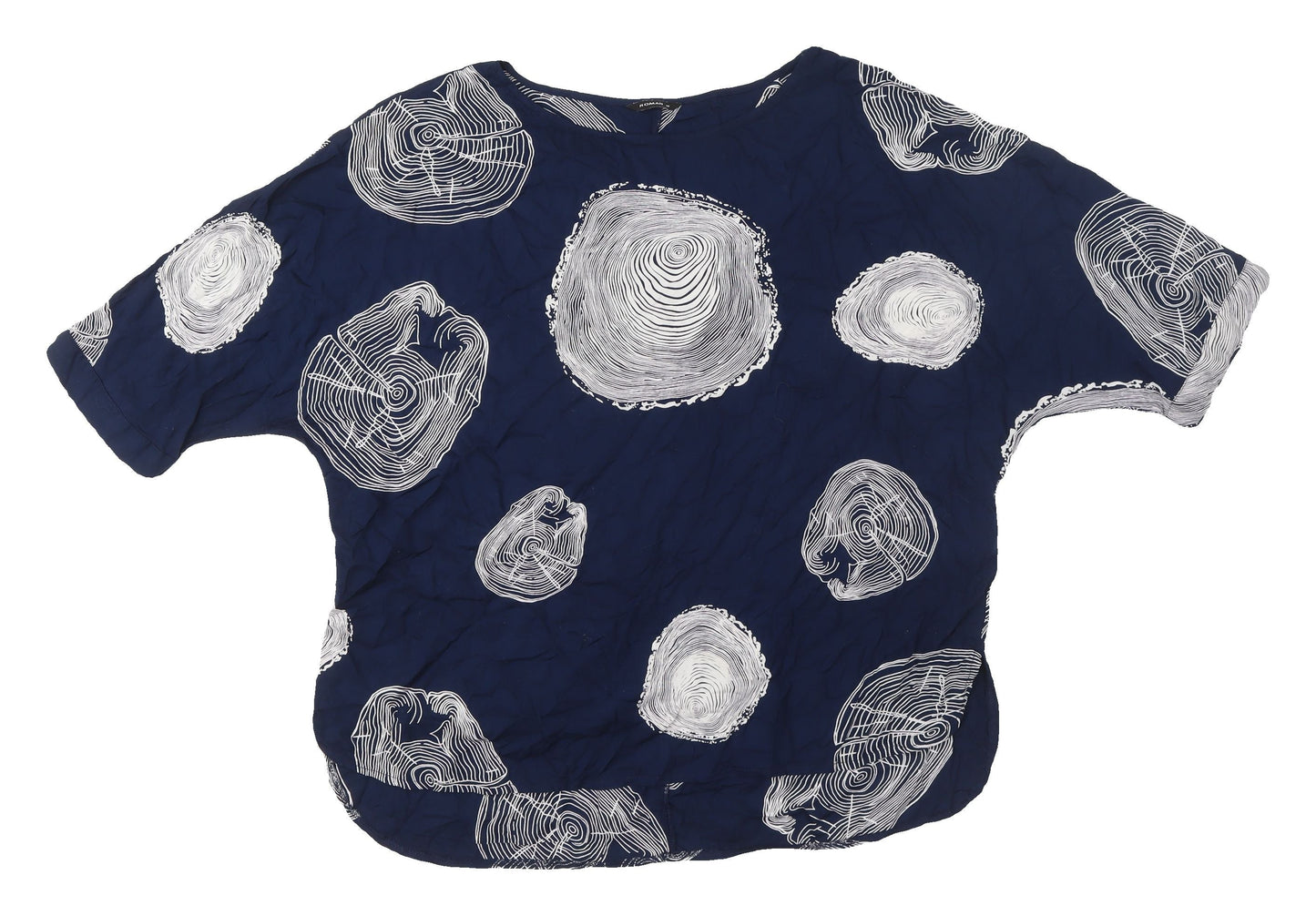 Womens UK Size 16 Roman Blue  Blouse