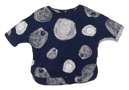 Womens UK Size 16 Roman Blue  Blouse