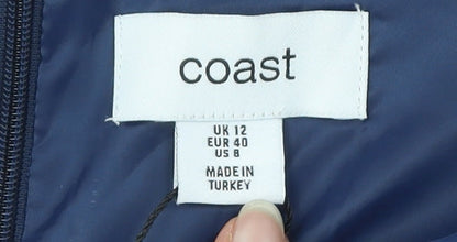 Coast Women’s Blue Sheath Dress Size 12