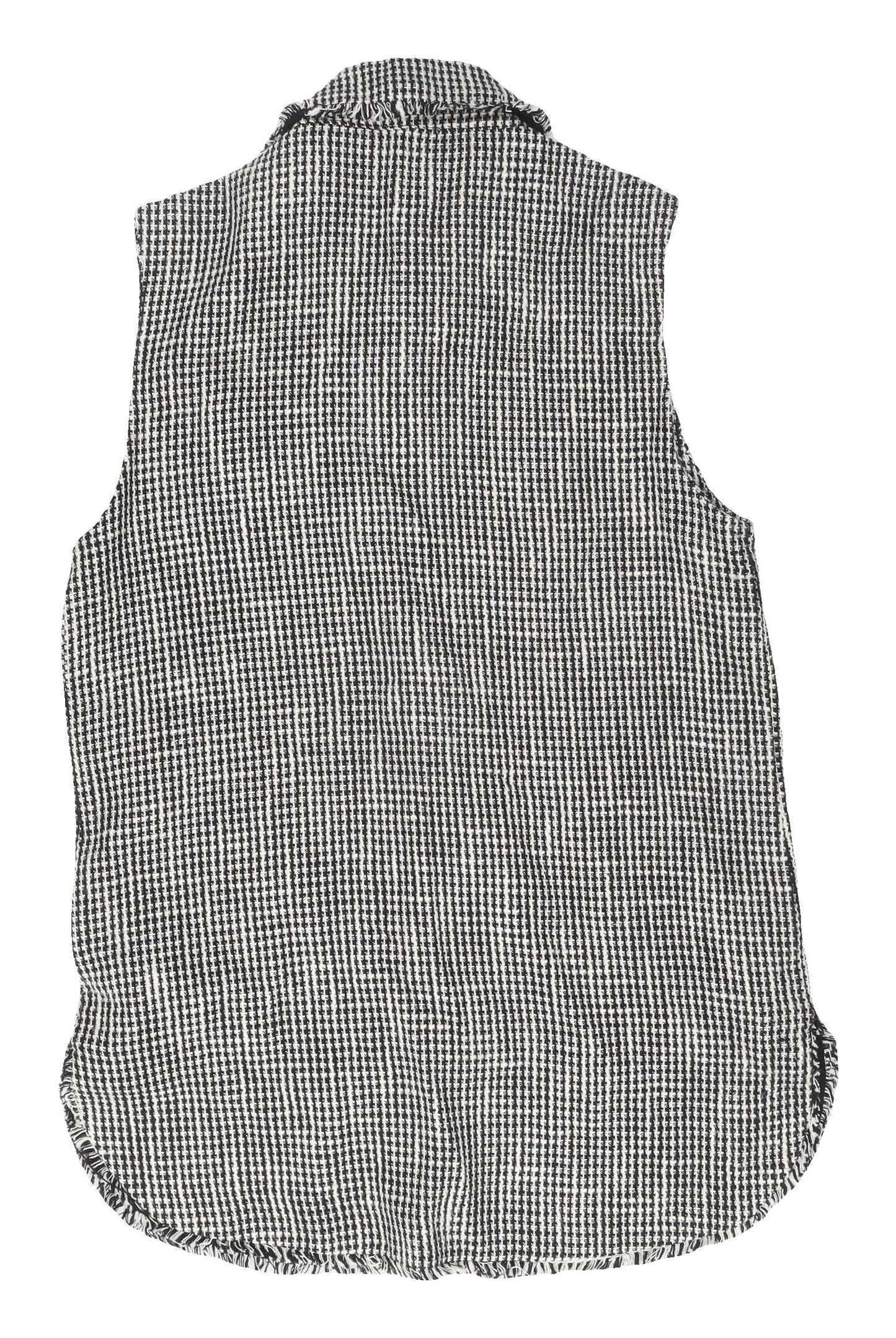 River Island Women's Black Check Waistcoat XS