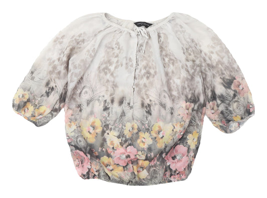 Womens UK Size 8 Dorothy Perkins Multicoloured Tunic Blouse