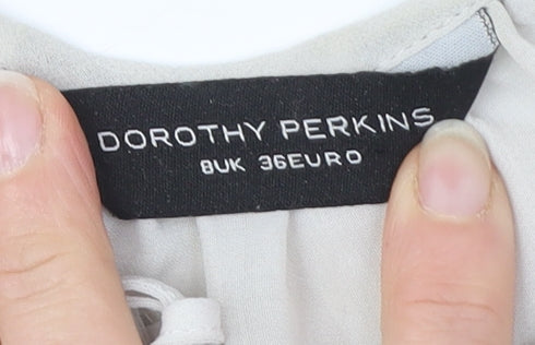 Womens UK Size 8 Dorothy Perkins Multicoloured Tunic Blouse