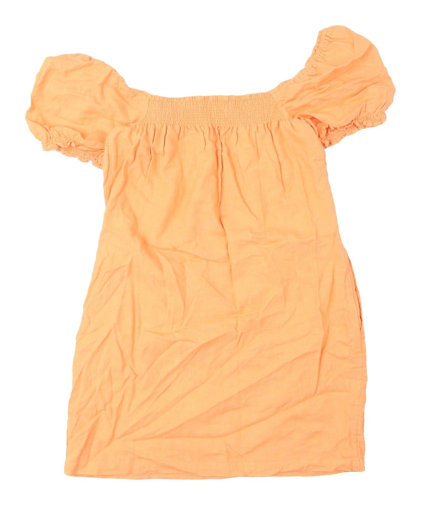 Abercrombie & Fitch Women's Orange XS Blouson Dress