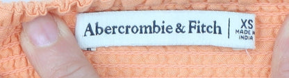 Abercrombie & Fitch Women's Orange XS Blouson Dress