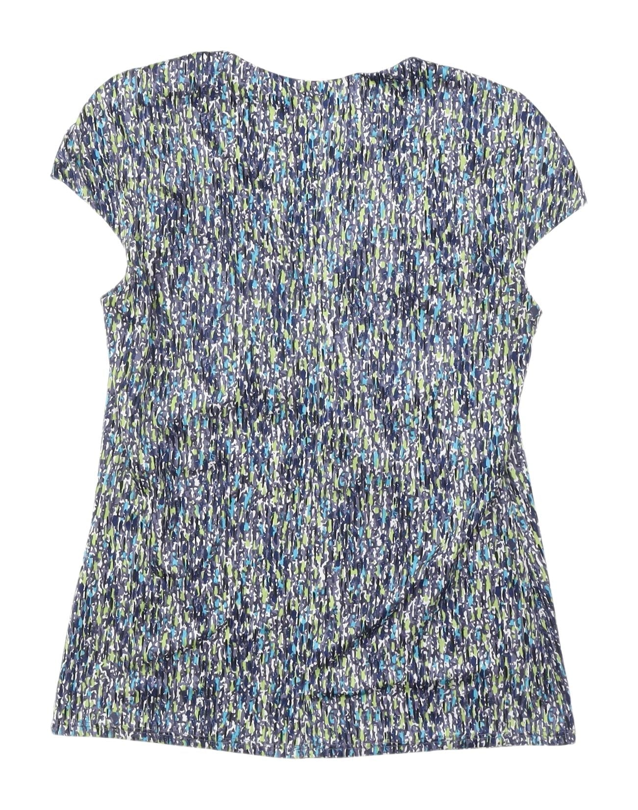 Womens UK Size 8 Minuet Petite Multicoloured Basic Blouse