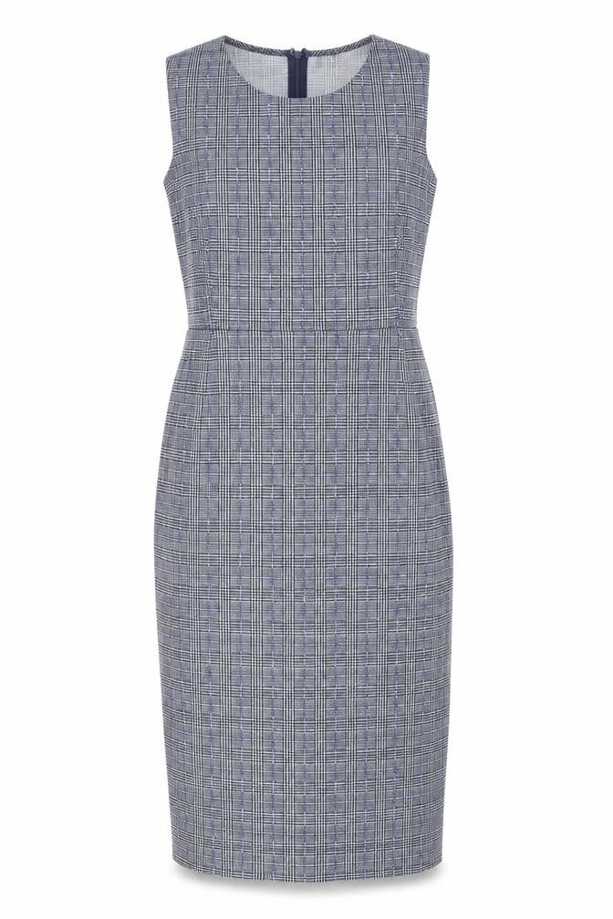 AX Paris Women's Multicoloured Check Sheath Dress 14