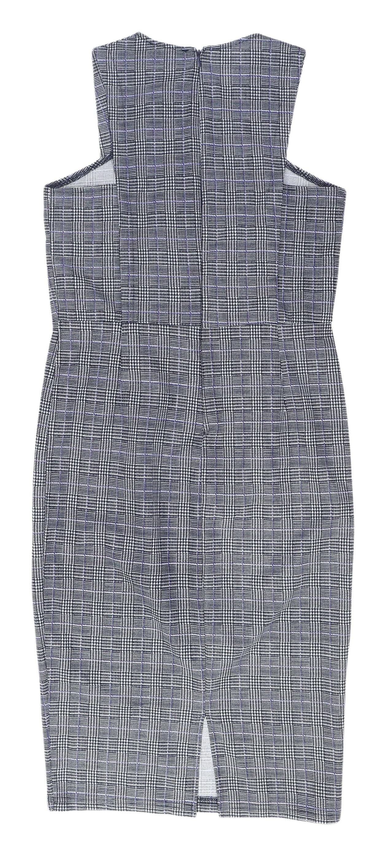 AX Paris Women's Multicoloured Check Sheath Dress 14