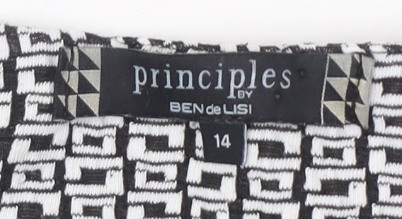 Womens UK Size 14 Principles Black  Blouse