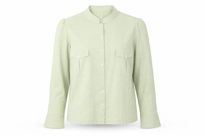 Womens UK Size 14 Country Casuals Green Basic Blouse