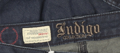 Marks and Spencer Women's Blue Ankle Jeans, Size 14