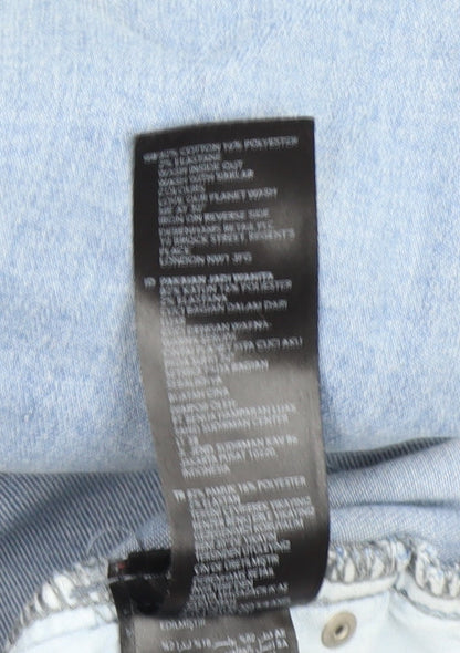 Red Herring Women's Blue Skinny Jeans Regular Fit 8