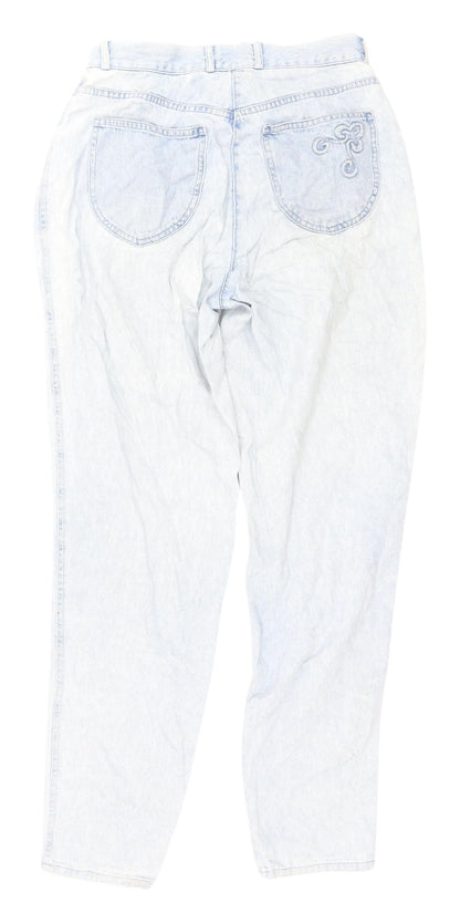 IL TESORO Women's Blue Straight Jeans Size 12