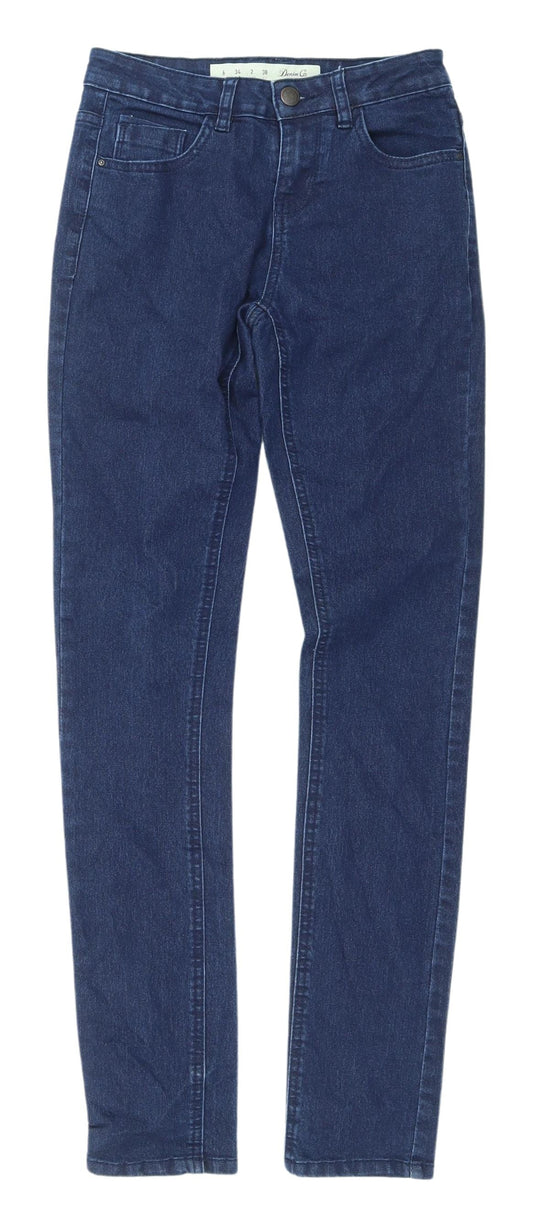 Denim Co. Women's Blue Skinny Jeans Size 6