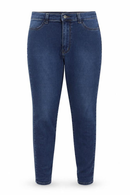 Womens UK Size 12 Boohoo Regular Fit Skinny Blue Jeans