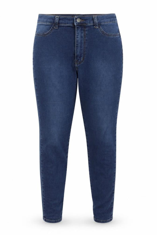 Womens UK Size 12 Boohoo Regular Fit Skinny Blue Jeans