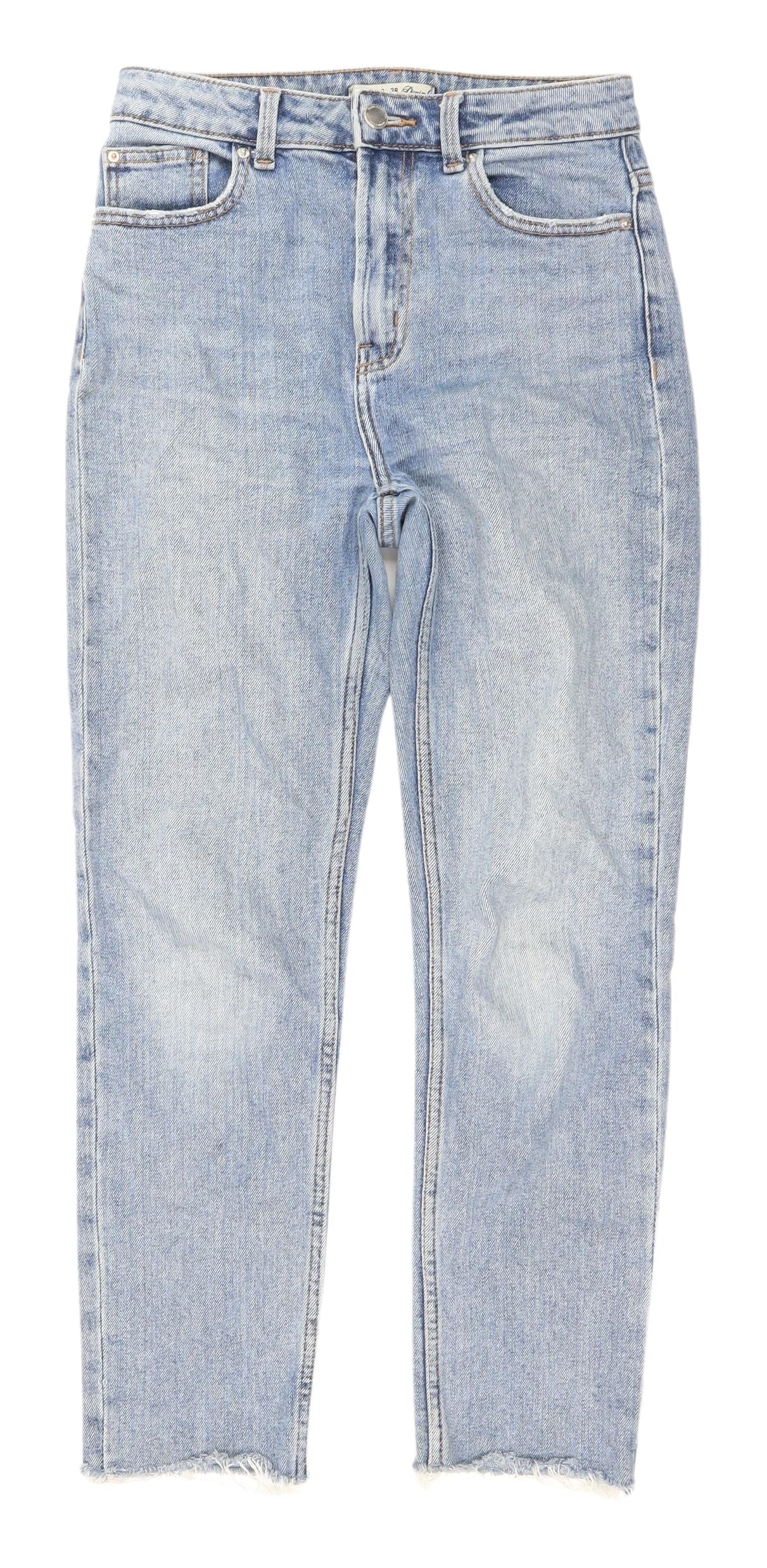 Denim Co. Women's Blue Straight Leg Jeans Size 6