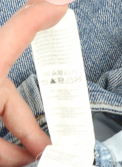 Denim Co. Women's Blue Straight Leg Jeans Size 6