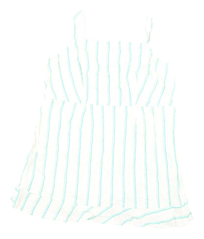Marks and Spencer Women's Striped Dress, Size 24, Sleeveless