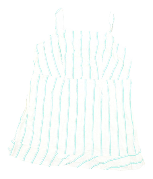 Marks and Spencer Women's Striped Dress, Size 24, Sleeveless