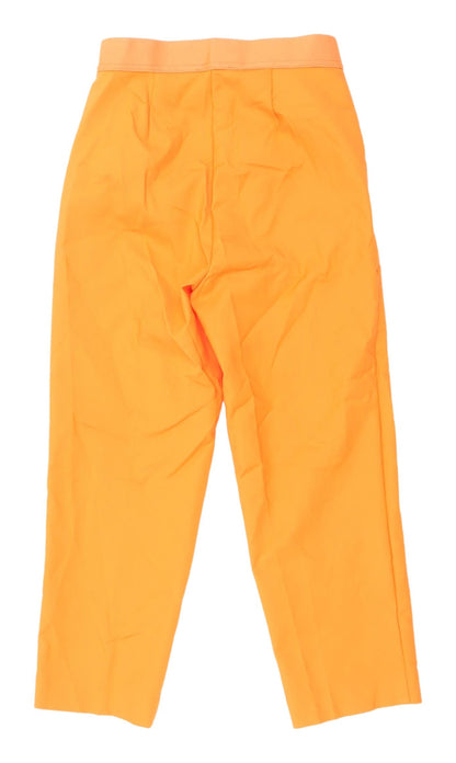Womens UK Size 6 Marks and Spencer Regular Fit Cropped Orange Trousers