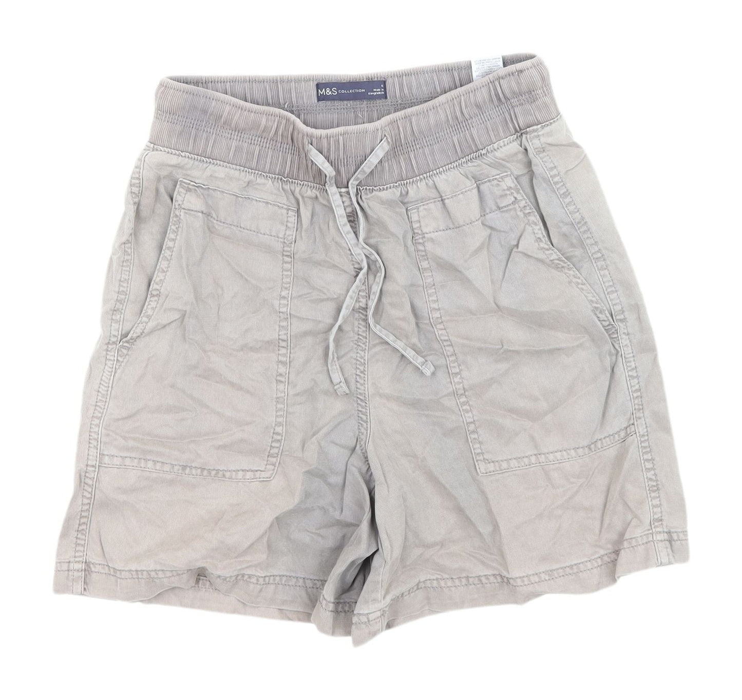 Marks & Spencer Women's Brown Cargo Shorts Size 6