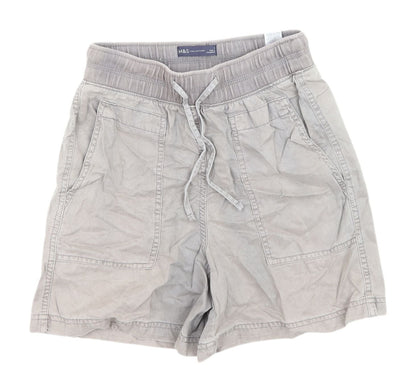 Marks & Spencer Women's Brown Cargo Shorts Size 6